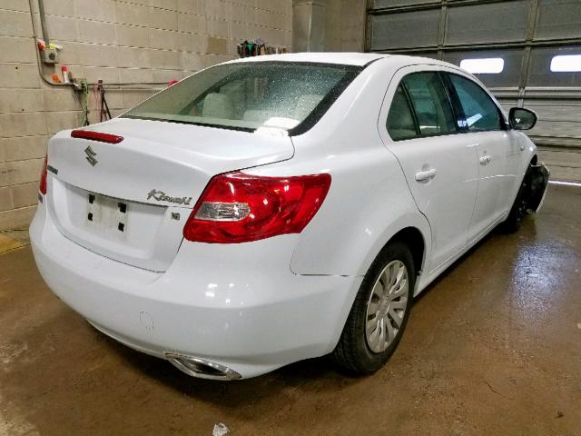 JS2RE9A11A6100116 - 2010 SUZUKI KIZASHI S WHITE photo 4