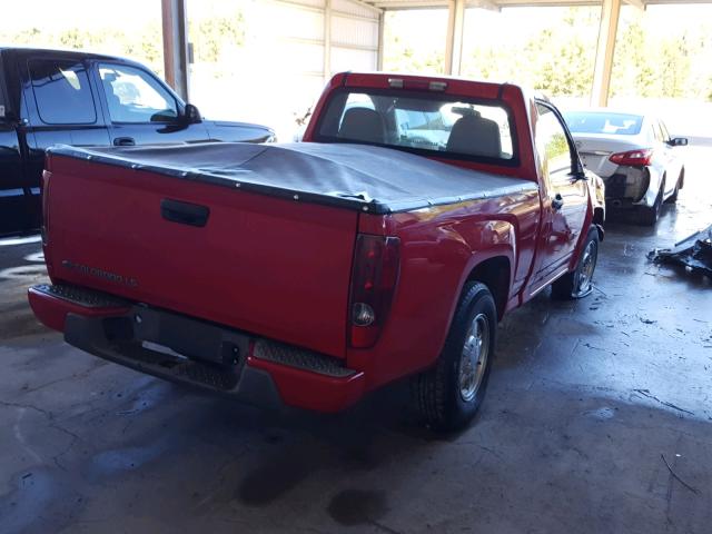 1GCCS249988224859 - 2008 CHEVROLET COLORADO L RED photo 4