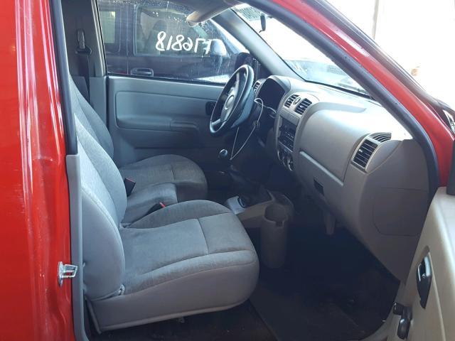 1GCCS249988224859 - 2008 CHEVROLET COLORADO L RED photo 5