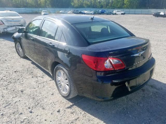 1C3LC46K47N510079 - 2007 CHRYSLER SEBRING BLACK photo 3