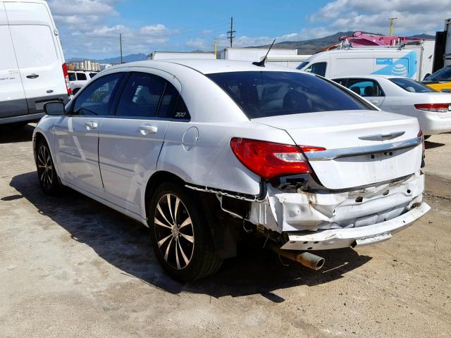 1C3CCBBG0CN249534 - 2012 CHRYSLER 200 TOURIN WHITE photo 3