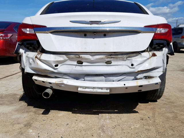 1C3CCBBG0CN249534 - 2012 CHRYSLER 200 TOURIN WHITE photo 9