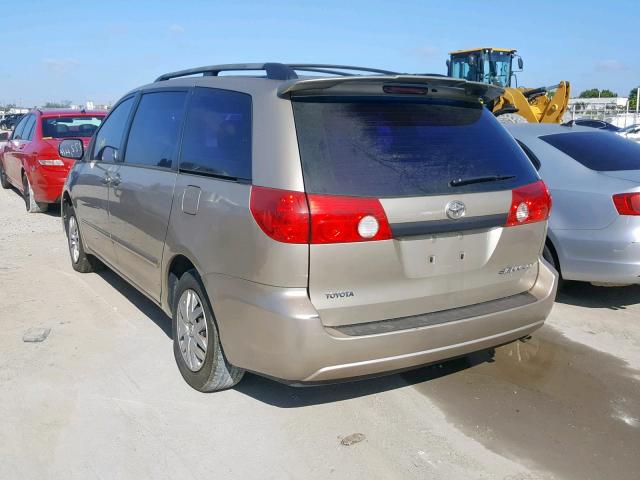 5TDZK23C28S158898 - 2008 TOYOTA SIENNA CE GOLD photo 3