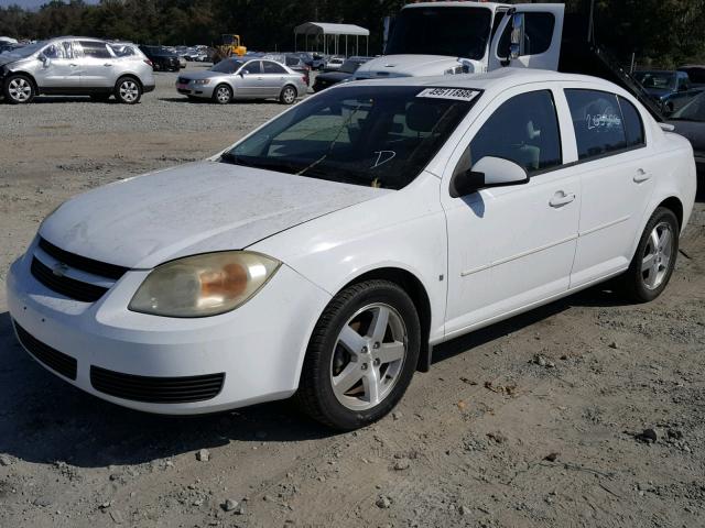 1G1AL55F567761332 - 2006 CHEVROLET COBALT LT WHITE photo 2