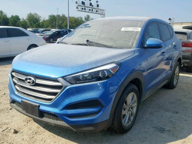 KM8J2CA44JU616050 - 2018 HYUNDAI TUCSON SE BLUE photo 2