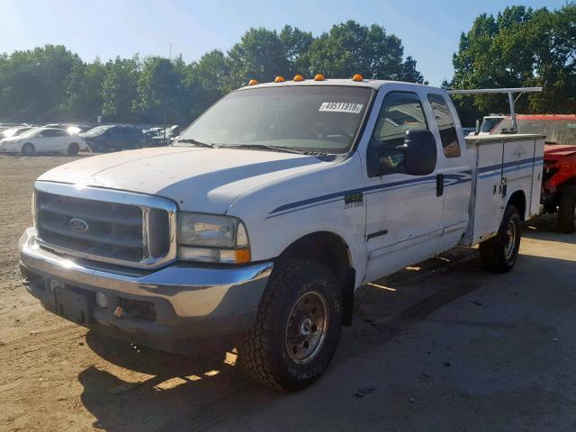 1FTSX31FX2EC05744 - 2002 FORD F350 SRW S WHITE photo 2