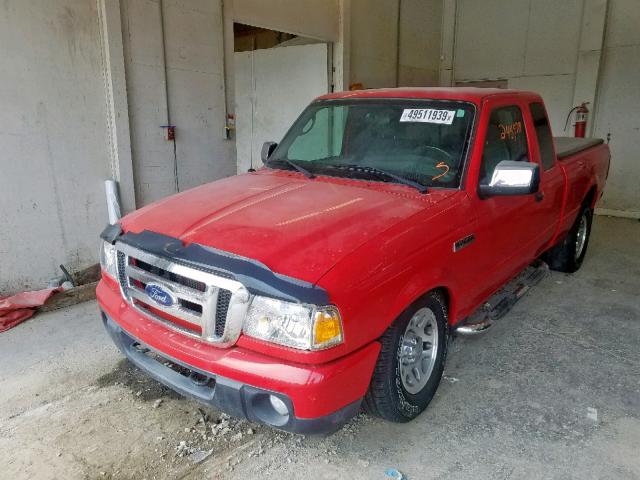 1FTLR4FE2BPB14654 - 2011 FORD RANGER SUP RED photo 2