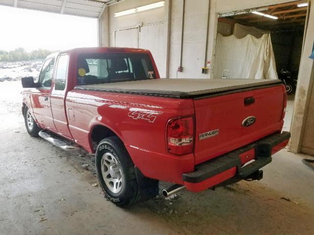 1FTLR4FE2BPB14654 - 2011 FORD RANGER SUP RED photo 3