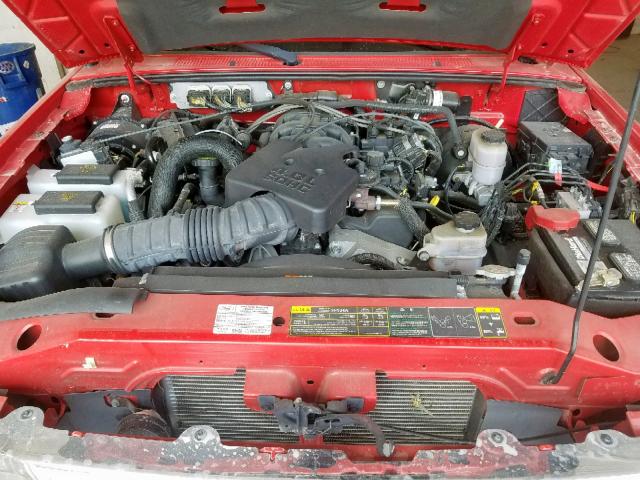 1FTLR4FE2BPB14654 - 2011 FORD RANGER SUP RED photo 7