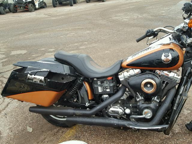 1HD1GN4448K309334 - 2008 HARLEY-DAVIDSON FXDL 105TH ORANGE photo 9