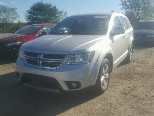 3D4PG1FG9BT559432 - 2011 DODGE JOURNEY MA SILVER photo 2