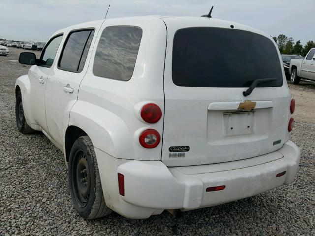 3GNBAAFW2BS581169 - 2011 CHEVROLET HHR LS WHITE photo 3