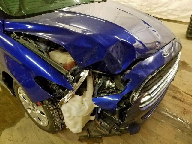 3FA6P0G72DR357023 - 2013 FORD FUSION S BLUE photo 9