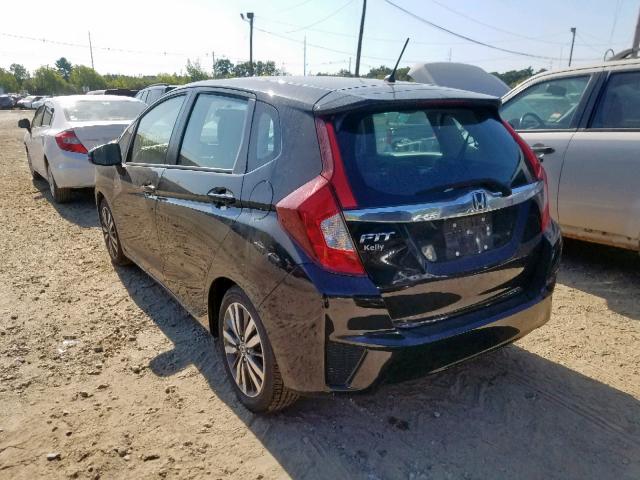 3HGGK5H86FM701455 - 2015 HONDA FIT EX BLACK photo 3