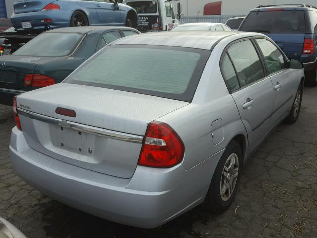 1G1ZS52F54F145370 - 2004 CHEVROLET MALIBU GRAY photo 4