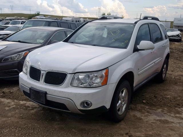 2CKDL33F186295762 - 2008 PONTIAC TORRENT WHITE photo 2