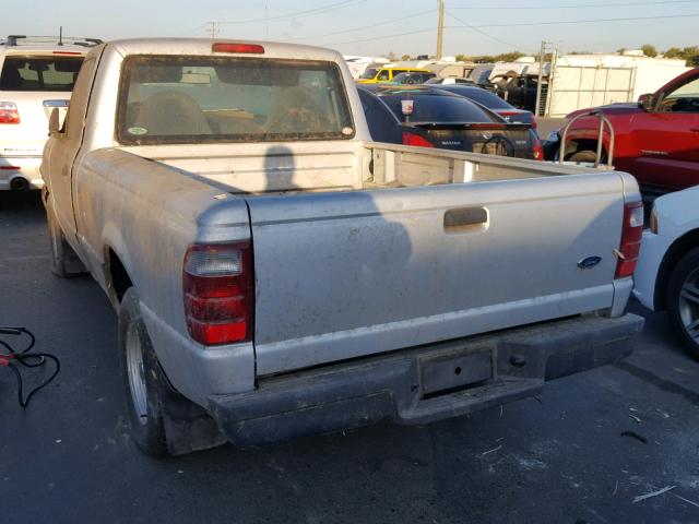 1FTYR10D72PB54183 - 2002 FORD RANGER SILVER photo 3