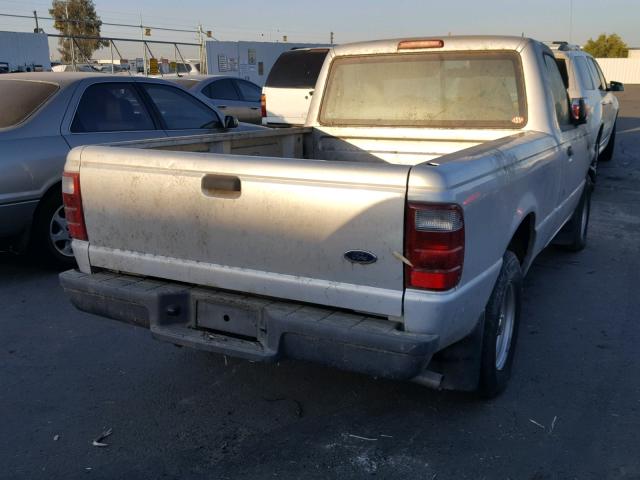 1FTYR10D72PB54183 - 2002 FORD RANGER SILVER photo 4