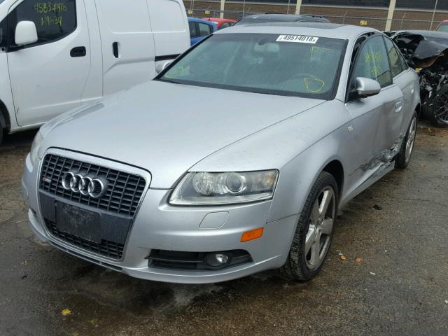 WAUDH74F98N080511 - 2008 AUDI A6 3.2 QUA SILVER photo 2