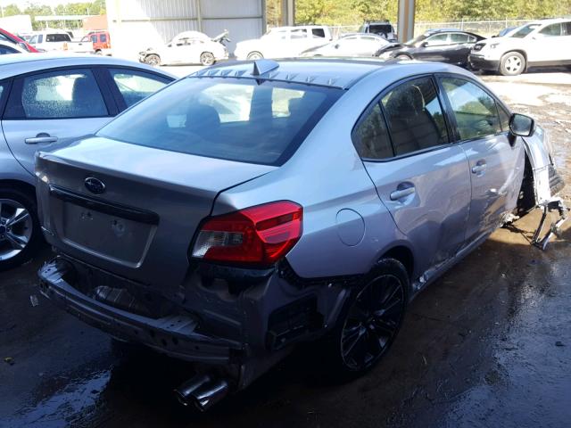 JF1VA1A62F9820229 - 2015 SUBARU WRX SILVER photo 4