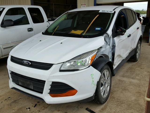 1FMCU0F75EUA92613 - 2014 FORD ESCAPE S WHITE photo 2