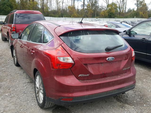 1FADP3N2XEL456950 - 2014 FORD FOCUS TITA RED photo 3