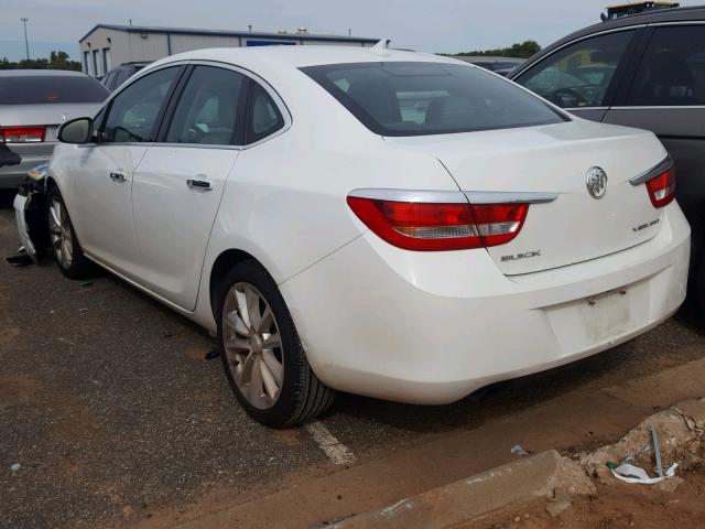 1G4PP5SK8D4211897 - 2013 BUICK VERANO WHITE photo 3