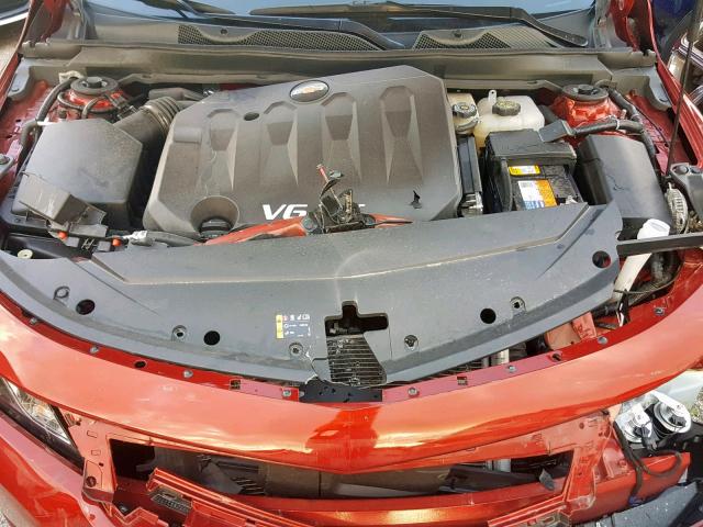 2G1155S38E9252515 - 2014 CHEVROLET IMPALA LTZ RED photo 7