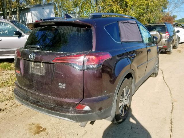 2T3RFREV3JW855710 - 2018 TOYOTA RAV4 ADVEN BURGUNDY photo 4