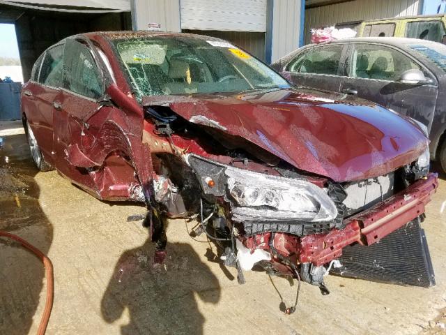 1HGCR2F89EA131023 - 2014 HONDA ACCORD EXL RED photo 1