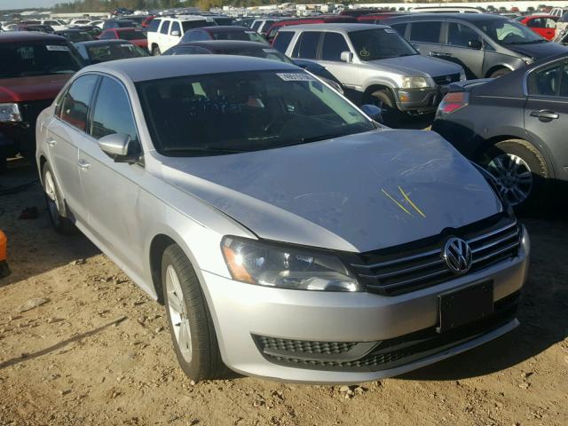 1VWBH7A36CC038402 - 2012 VOLKSWAGEN PASSAT SE SILVER photo 1