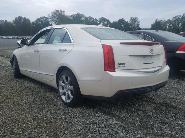 1G6AA5RX6E0148310 - 2014 CADILLAC ATS WHITE photo 3