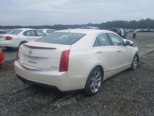 1G6AA5RX6E0148310 - 2014 CADILLAC ATS WHITE photo 4