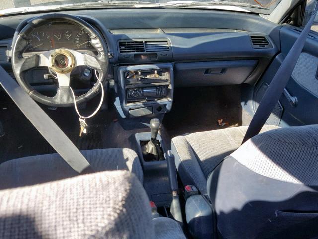 1HGED3542ML066269 - 1991 HONDA CIVIC DX WHITE photo 9