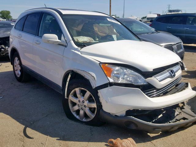 JHLRE48718C055586 - 2008 HONDA CR-V EXL WHITE photo 1