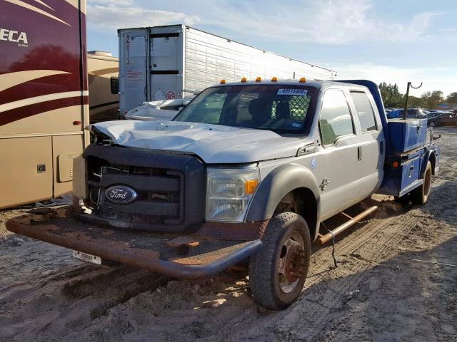 1FD0W5GT3FEA53441 - 2015 FORD F550 SUPER WHITE photo 2