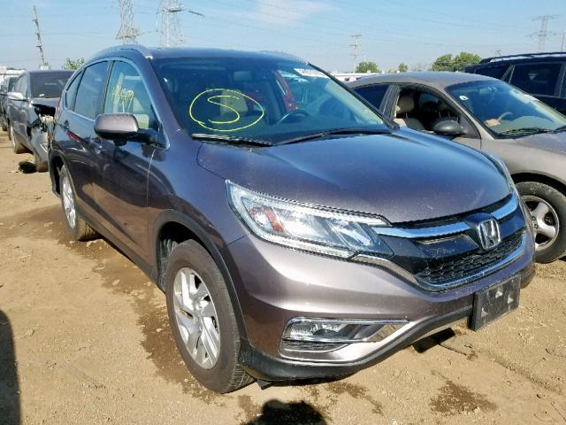 5J6RM4H70FL037023 - 2015 HONDA CR-V EXL GRAY photo 1