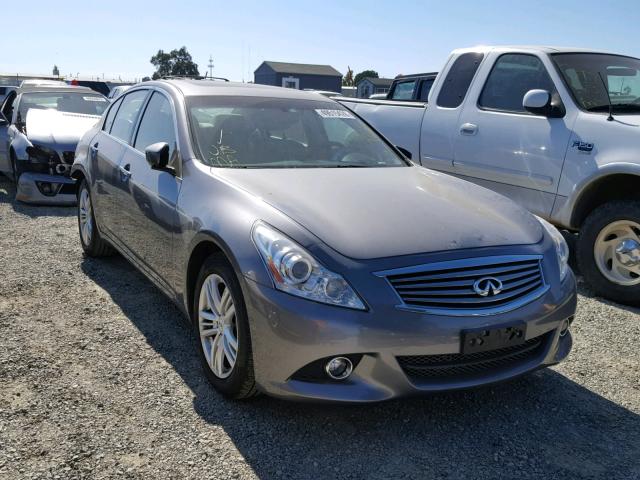 JN1CV6AP2CM623343 - 2012 INFINITI G37 BASE GRAY photo 1