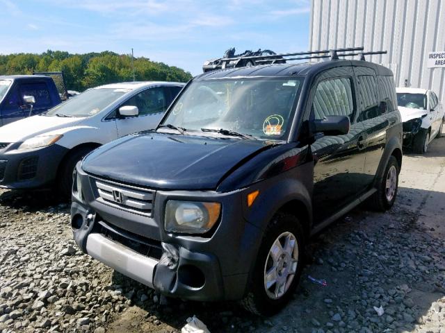 5J6YH28358L011084 - 2008 HONDA ELEMENT LX BLACK photo 2