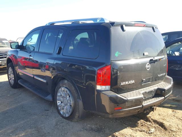 5N1AA0NE2FN608535 - 2015 NISSAN ARMADA PLA BLACK photo 3