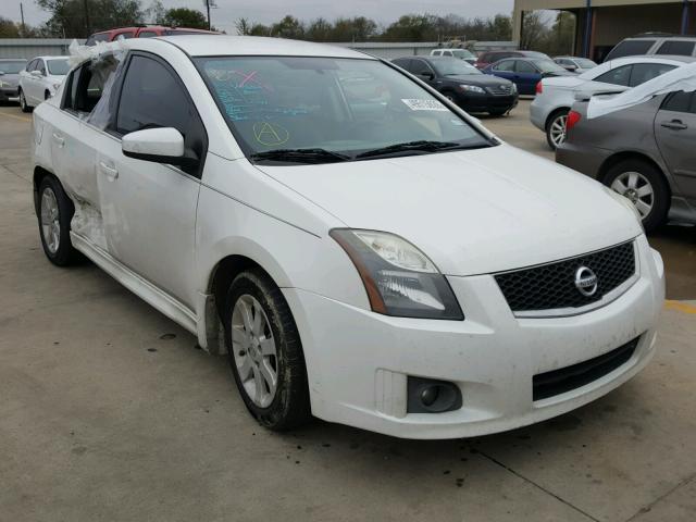 3N1AB6AP3CL743212 - 2012 NISSAN SENTRA 2.0 WHITE photo 1