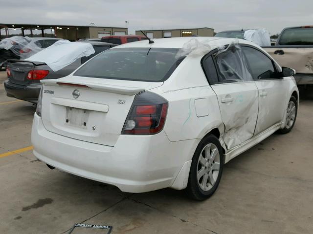 3N1AB6AP3CL743212 - 2012 NISSAN SENTRA 2.0 WHITE photo 4