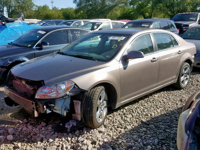 1G1ZC5EB7AF272767 - 2010 CHEVROLET MALIBU 1LT 棕色 照片 2