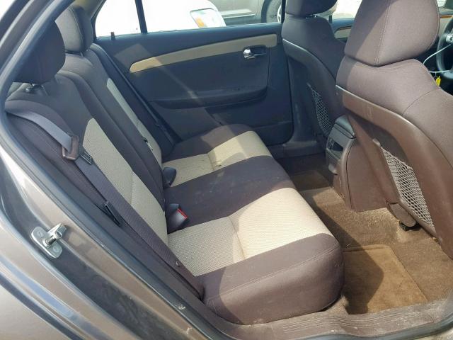 1G1ZC5EB7AF272767 - 2010 CHEVROLET MALIBU 1LT 棕色 照片 6