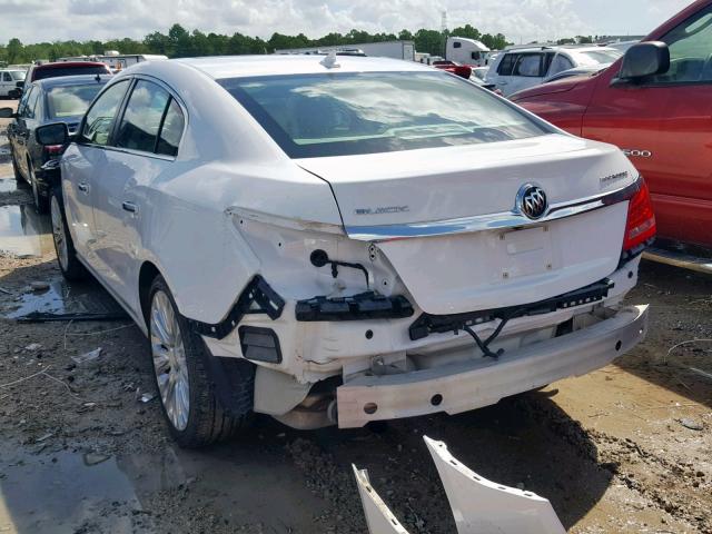 1G4GF5G39EF239217 - 2014 BUICK LACROSSE T WHITE photo 3