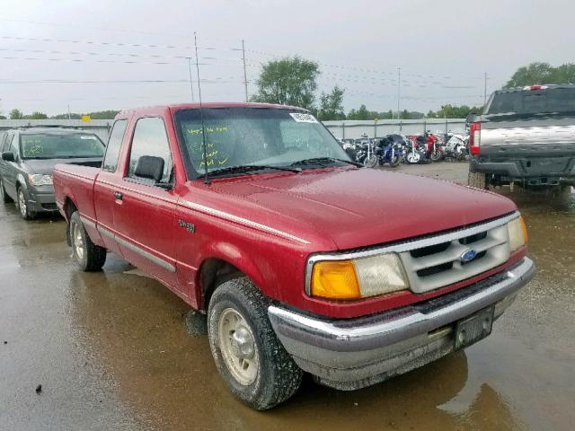 1FTCR14AXTPA49374 - 1996 FORD RANGER SUP RED photo 1