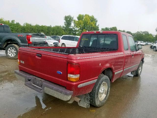 1FTCR14AXTPA49374 - 1996 FORD RANGER SUP RED photo 4