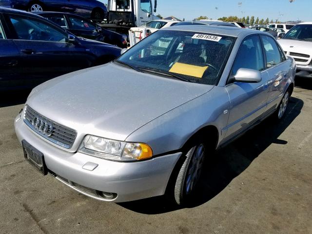 WAUDH68D71A007184 - 2001 AUDI A4 2.8 QUA SILVER photo 2