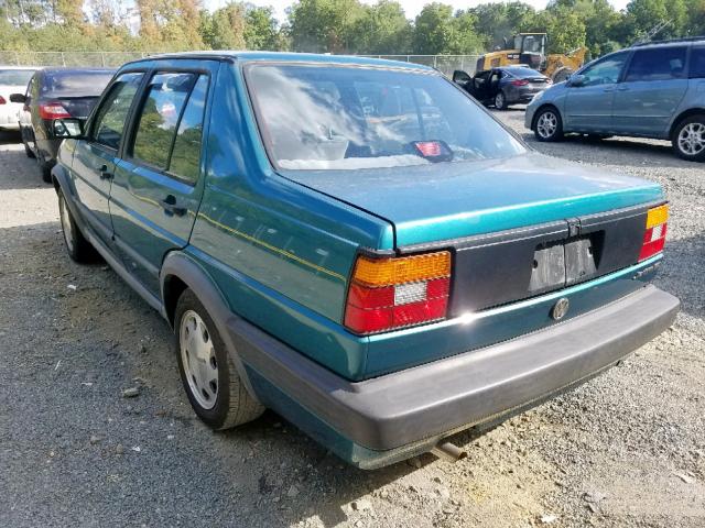 3VWRA21G3NM038884 - 1992 VOLKSWAGEN JETTA GL GREEN photo 3