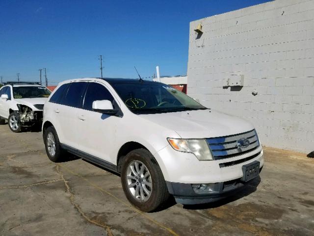 2FMDK38C49BA70099 - 2009 FORD EDGE SEL WHITE photo 1